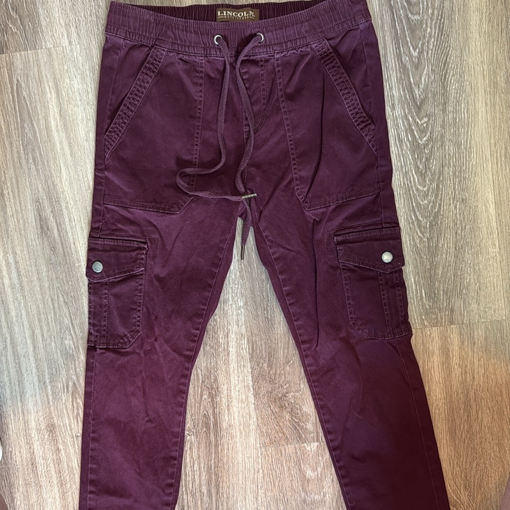 Lincoln Outfitters purple cargo pants - Picture 4 of 5